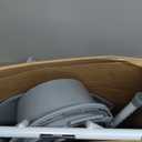 Medline 3-in-1 Steel Bedside Commode, Elongated Seat, Sturdy Folding Frame, 7.5 QT. Bucket, 350 lb. Weight Capacity, Clip-on Seat, Easy Cleaning, Tool-Free Assembly, Gray