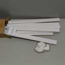 Yecaye 142in Wall Cord Hider for 3-4 Cords, On-Wall Cord Cover Channel, Cable Concealer, Cable Cover Cords Management for Home Office, W1.18in H0.63in, White