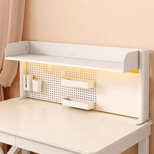 Dorm bookshelf,clamp On Desk Organizer Shelf,Desk Privacy Panel,Desktop bookshelf,Desktop Storage Shelf,lift desk bookcase,Clamp On Desk Pegboard,Metal Desk Extension Shelving Unit for Office Home(38* (38*63cm/14.9*24.8in)