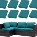 Outdoor Cushion Covers Set,8PCS Patio Furniture Couch Seat Slipcovers, Replacement for Sofa Sectional Chair(CoverOnly)