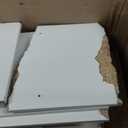 COMHOMA 8 Wood Cube Storage Organizer with Open Back and Removable Back Panels, 11In White Cube Storage Bookshelf, Cubicle Shelf Bookcase for Home Office Bedroom Living Room, Vertical or Horizontal