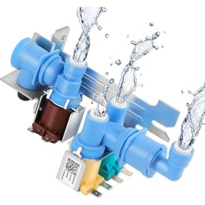 Upgraded 242252702 Water Inlet Valve Fit for Frigidaire Electrolux Kenmore Refrigerator, Replace 240531101, K-76150, 241734301, WV2702, 240321801, AP5671757, 241636701