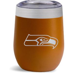 The Memory Company Officially Licensed NFL Game Day Tumbler 40oz Rhinestone-Embellished Game Day Tumbler - Stainless Steel Sports Water Bottle with Lid & Straw, Vacuum Insulated, Hot & Cold Drinks