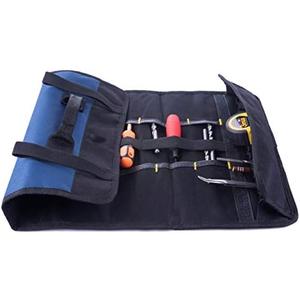 Canvas Tool Roll Up Bag Organizer with Pouches for Wrenches,Screwdrivers,Sockets,Durable Storage Pouch Ideal for Electricians,HVAC Technicians,Plumbers,Carpenters,Mechanics
