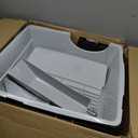 IRIS USA XX-Large Cat Litter Box, Open Top Extra Large Litter Box for Big Cats and Multi-Cat Households, High Sided Scatter Shield, Easy to Clean, 30"L x 20"W x 14"H, Black