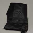 Swim Bag Mesh Beach Drawstring Backpack with Wet Pocket Waterproof for Gym Workout Men Women (Black)