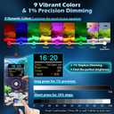 fishkeeper Smart LED Aquarium Light, 24/7 RGB Full Spectrum Fish Light