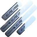 Stainless Door Sill Protector Kick Plate Entry Guard Kit for Mitsubishi Eclipse Cross PHEV 2026 Accessory (Thin Chrome Eclipse Cross)