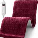 RENPHO XL Electric Heating Pads, King Size Heating Pad for Back Pain & Cramps Relief, FSA Eligible HSA Store, Mothers Day Gifts for Mom Wife, ETL Certified, Auto Shut Off, 12" x 24" Red