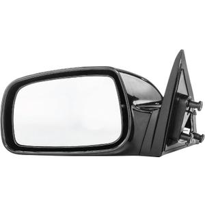 Dependable Direct Driver Side Mirror Fits Toyota Camry 2007, 2008, 2009, 2010, 2011  Power Adjust, Non-Heated, Non-Folding, Unpainted, Left Rear View Door Mirror OEM Replacement, TO1320215