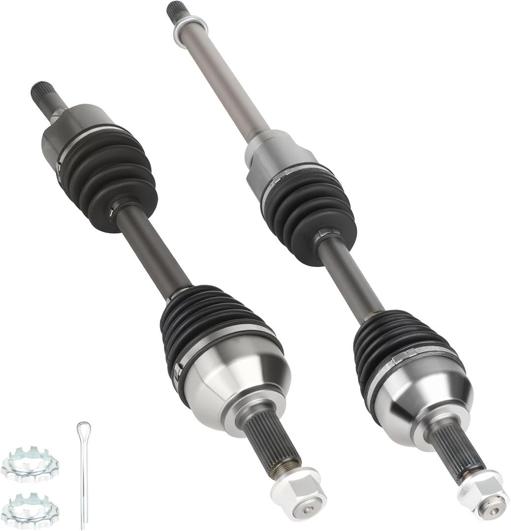 NEW Left & Right Front CV Axle Shaft Assembly fits 2008-2013 for Nissan Rogue AWD 2.5L, 2014-2015 for Rogue Select AWD 2.5L, Driver & Passenger side, (All-wheel Drive Only, not for FWD/2WD), 2PCS