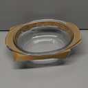 Oval Tempered Glass Casserole Dish, Tough Glass Casserole Baking Dish with Glass Cover Oven, Freezer and Dishwasher Safe.- 3.5 Liter