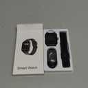 Smart Watch for Men Women SmartWatch 1.83" for iPhone Samsung Android Phone Compatible, Fitness Tracker Watch with Pedometer, Heart Rate/Sleep Monitor, Blood Oxygen, IP68 Waterproof (Black)