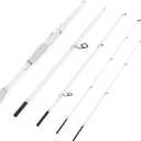 KastKing Centron Lite Travel Fishing Rods, Portable 4 Piece Spinning & Casting Rods, Extra Twin-Tip, IM6 Graphite Blanks, Stainless Steel Guides W/ Ceramic Rings, Spin, 6'0", Mod Fast, Light, 4-8 LB
