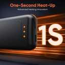 Hand Warmers, Hand Warmers Rechargeable, Reusable Portable Electric Hand Warmer, Fast Intelligent Heating in 1 Second, Gifts for Christmas, Outdoor, Golf, Hunting, Camping Accessories (Black 2Pack)