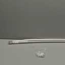 Zenna Home Curved Shower Curtain Rod, No Drill, 50-72 Inch Adjustable Tension Shower Rod for Bathroom, Rustproof, Non-Slip, Adds Room in Shower, Satin Nickel