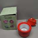 Americana EIM-1400R 1.5 Qt Freezer Bowl Automatic Easy Homemade Electric Ice Cream Maker, Ingredient Chute, On/Off Switch, No Salt Needed, Creamy Ice Cream, Gelato, Frozen Yogurt, Sorbet, Recipe Book