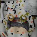 Fisher-Price Portable Baby Chair, Cute Cow Sit-Me-Up Floor Seat with BPA-Free Teether & Clacker Newborn Developmental Toys