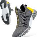 WETIKE Boy's Shoes Mesh Slip on Lightweight Running Sneakers (10.5 Toddler, Energy Dark Grey)