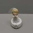Holy Communion Girl Figurine with Music Box, 7.28 Inch Praying Girl Keepsake Figurines for Baptism Gifts Religious Gifts Christian Gifts First Communion Confirmation Gifts Easter Gifts