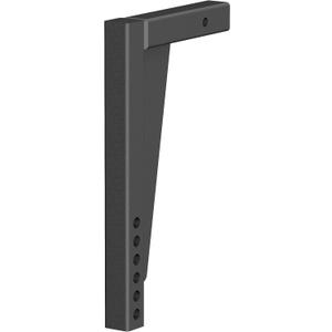 CURT 17125 Replacement Weight Distribution Hitch Shank, 2-Inch Receiver, 14-1/2-Inch Drop, Black