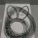 6 Pcs 16 Inch Easter Wire Wreath Frame Egg Rabbit Wreath Frame Metal Garland DIY Craft Egg Rabbit Mental Form for Easter Indoor Outdoor Porch Wall Flower Garland Decor