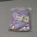 Hiroyuki Iridescent Makeup Bag, 14 inches Cosmetic Bag, Large Capacity Travel Pouch (Face, purple)