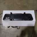 WOLFBOX G840S 12" 4K Mirror Dash Cam Backup Camera, 5.8GHz WiFi Smart Rearview Mirror for Cars & Trucks, Front and Rear View Dual Cameras, Night Vision, Parking Assistance, Included 32GB Card & GPS