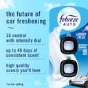 Febreze Car Air Freshener Vent Clip Laundry Fresh Scent, .07 oz. Car Vent Clip, Pack of 4
