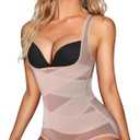 REYEOGO Shapewear Bodysuit for Women Tummy Control Butt Lifter Panty Hi-Waist Trainer Stomach Body Shaper Slimming Girdles (X-Large, Purple)