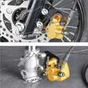Front Disc Brake Master Cylinder Caliper with Brake Pad Assembly Replacement for Chinese 50cc 70cc 90cc 110cc 125cc Dirt Bike Pit Bike