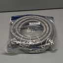PLUMBINGMASTER 10FT Stainless Steel Washing Machine Hoses with 90 Degree Elbows,2 Pack Red and Blue Washer Hoses,Burst Proof Hot & Cold Water Connection Inlet Washer Supply Lines