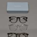 IBOANN Iconic Blue Light Glasses for Woman - Computer Glasses 99% Blue Light Blocking - Anti Eyestrain & UV Glare Protection
