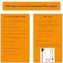 240V 3000W Fully Submersible Pool & Hot Tub Portable Immersion Water Heater with Auto Shut Off, WiFi Timer and Temp Control for Above Ground Pool, Pool, Bathtub and Baptistry
