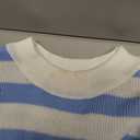 Panadila Womens Striped Sweater Set Oversized Lounge Sets Matching Pajamas Long Sleeve Sweater Top and Shorts XL