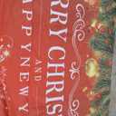 Newwiee Christmas Garage Door Decorations Cover Banner 6 x 13 ft Garage Door Christmas Decorations Merry Christmas Happy New Year 2025 Large Garage Backdrop for Xmas Eve Holiday Outdoor Wall Decor