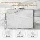 Diflart Natural Marble Pastry Board for Kitchen, 16x20 Inch, White, Stone Cutting Board Large for Dough Chocolate, Carrara Bianco, Marble Slab Christmas Thanksgiving Gift
