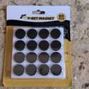 Heavy Duty Ring Magnets - Ultra Strong (1.2x0.18/30x4.5mm, 80 pcs) Magnets with Holes for DIY & Crafts - Space Organization Set for Home, Workshop, Refrigerator, Whiteboard, Office, Classroom