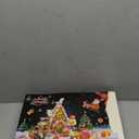 Advent Calendar 2025 Gingerbread House Mini Building Set with Lights, 24 Days Christmas Countdown Building Block Kit with Xmas Tree Train, Holiday Gift Toy for Adults Teens Girls Boys Ages 10+