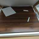 Kaboon Universal Table Top 30 x 30 inches Sqaure Pack of 2, Reversible Melamine Countertop Only, Home or Commercial Indoor Use, Dark Walnut