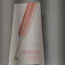 Aquasonic Vibe Series Ultra-Whitening Toothbrush  ADA Accepted Electric Toothbrush - 8 Brush Heads & Travel Case  40,000 VPM Motor & Wireless Charging - 4 Modes w Smart Timer  Satin Rose Gold