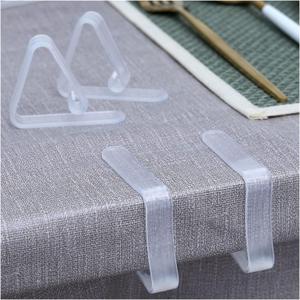 16PCS Clear Plastic Tablecloth Clips,Transparent Clear Tablecloth Clips, Plastic Table Cloth Hold Down Clips Table Cloth Holder for Meeting Party Indoor Outdoor Events