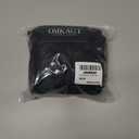 OMKAGI Women Long Sleeve Tops Boat Neck Off Shoulder Shirts Fitted Going Out Y2K Crop Top (Black, XS)