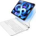 Magic Keyboard Case for iPad Pro 13-inch (M4, 2024), Keyboard Case for iPad Pro 13 with Multi-Touch Trackpad, Auto-Connect Design, Backlit Keys (White)