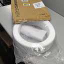 Carex Toilet Seat Riser, Round Raised Toilet Seat Adds 3.5 inches to Toilet Height, for Assistance Bending or Sitting, 300 Pound Weight Capacity Toilet Riser