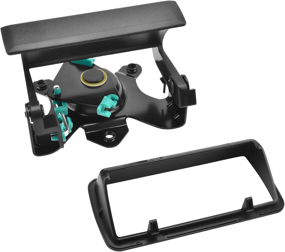 Tailgate Lift Handle and Bezel Compatible with 1996-2000 Isuzu Hombre 1994-2004 Chevy S10 1994-2004 Sonoma Replace GM1915107 GM1916103 15007219 15007218