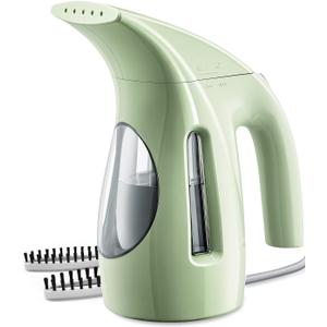 HiLIFE Steamer for Clothes, Portable Handheld Design, 240ml Big Capacity, 700W, Strong Penetrating Steam, Removes Wrinkle, for Home, Office and Travel(ONLY FOR 120V)(Green)