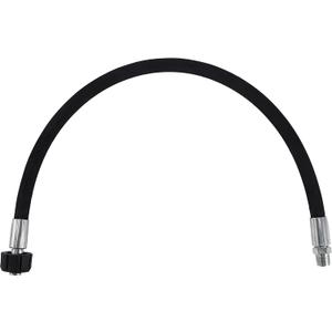 Tool Daily Pressure Washer Whip Hose with Swivel, Reel Connector Hose for Pressure Washing, 2 FT (3/8 NPT Solid + M22 Female)