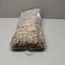 Yimobra Luxury Bathroom Rugs, Fluffy Bath Mats, Non Slip, Water Absorbent Microfiber, Machine Washable, Plush Runner Shower Rugs, Thick Matts for Bathroom Floor&Tub, 56"x 24", Light Brown and White