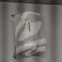 TRUEDAYS Christmas Bathroom Rug - Cute Gray Half Snowflake Bath Mat, Soft Absorbent Non Slip Bath Rug Washable - Christmas Decor for Bathroom, Entryway or Vanity Floor (18.9 inches X 34.6 inches)